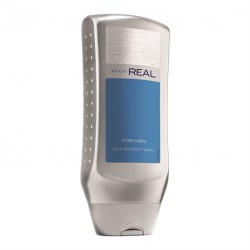 Gel de dus pentru par si corp Avon Real pentru El